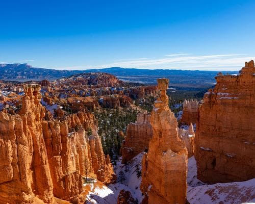 bryce canyon neige